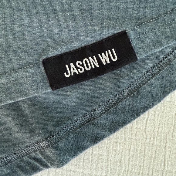 Jason Wu for EVA Air XL Hoodie Blue Lightweight Long Sleeve Pullover - Picture 5 of 8